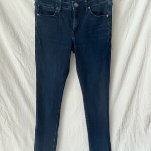 Express Mid Rise stretch skinny distressed jeans Women's size 6R